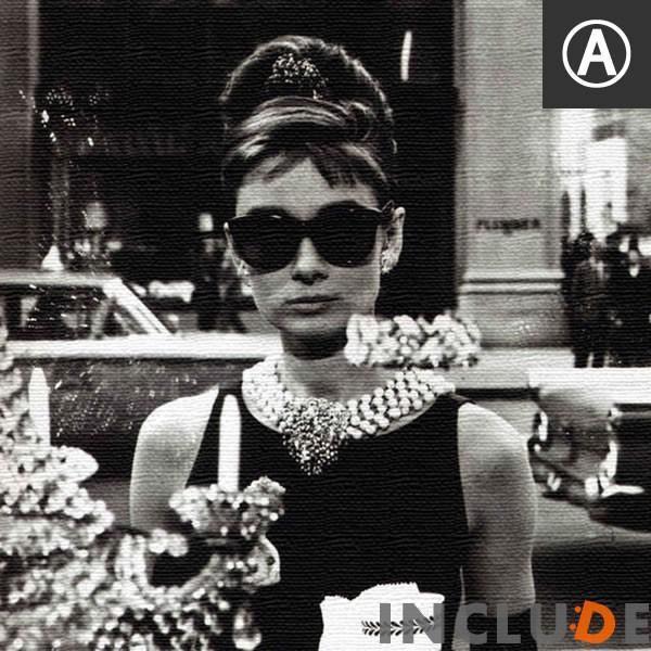 アートパネル オードリー 人物 女優 モダン シック オードリー・ヘプバーン ハリウッド ベストドレッサー ポスター モノクロ デコアップ シンプル |  | 06