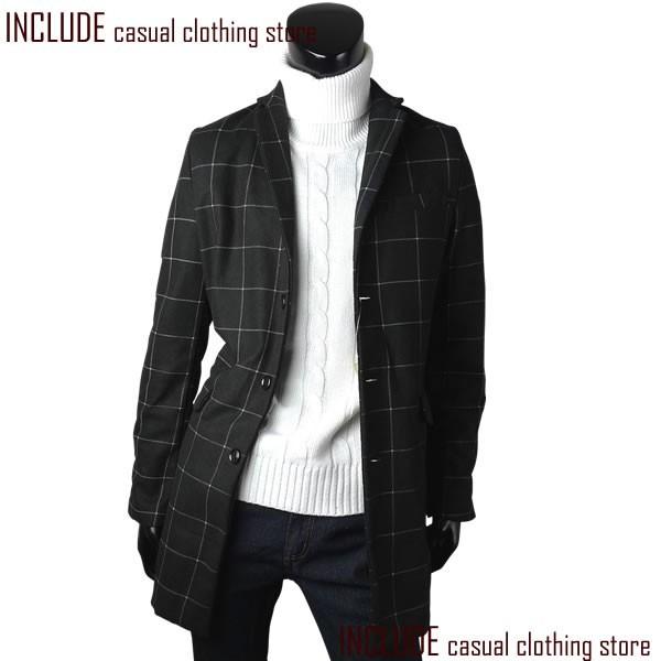 チェスターコート メンズ ウールコート ロングコート メルトンウール M L XL |  | 02