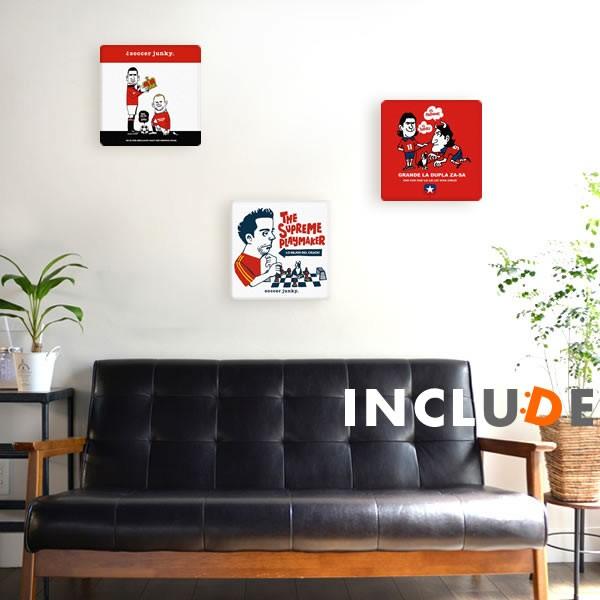 サッカージャンキー jerry アートパネル 王冠 クラウン バルセロナの中盤の要　シャビ スペイン 『11＋9 ＝ FANTASTIC』 | 