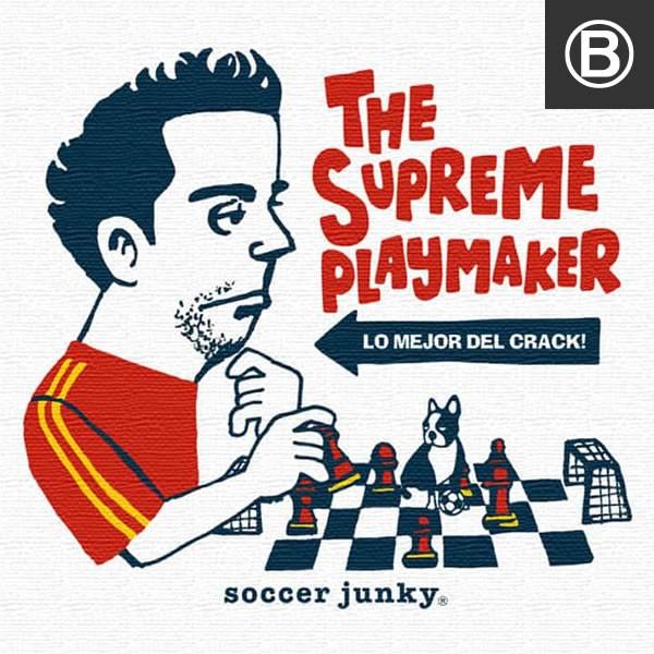 サッカージャンキー jerry アートパネル 王冠 クラウン バルセロナの中盤の要　シャビ スペイン 『11＋9 ＝ FANTASTIC』 |  | 08