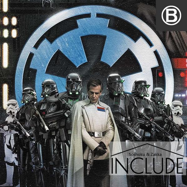 アートパネル  シルエット スターウォーズ STARWARS ローグワン ジンアーソ 女性戦士 オーソンクレニック ストームトルーパー エリート ブラスターライフル |  | 07