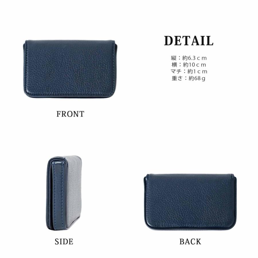 PUレザー カードケース 名刺入れ 40枚 大容量 ビジネス 営業マン ビジネスマン 四角 |  | 04