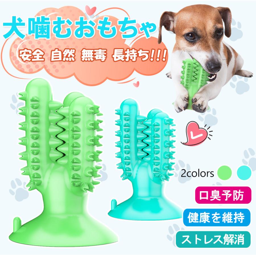 犬噛むおもちゃ ペット用 ワンちゃん歯ブラシ 頑丈 安全 歯のクリーニング インタラクティブな臼歯噛み 清潔