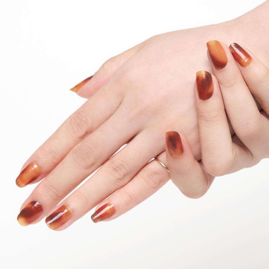 ネイルシール 硬化なし 貼るだけ ネイル インココ べっこう マーブル マニキュア ベージュ ジェルネイル風 シール ペディキュア INCOCO 足 爆買 | INCOCO | 07