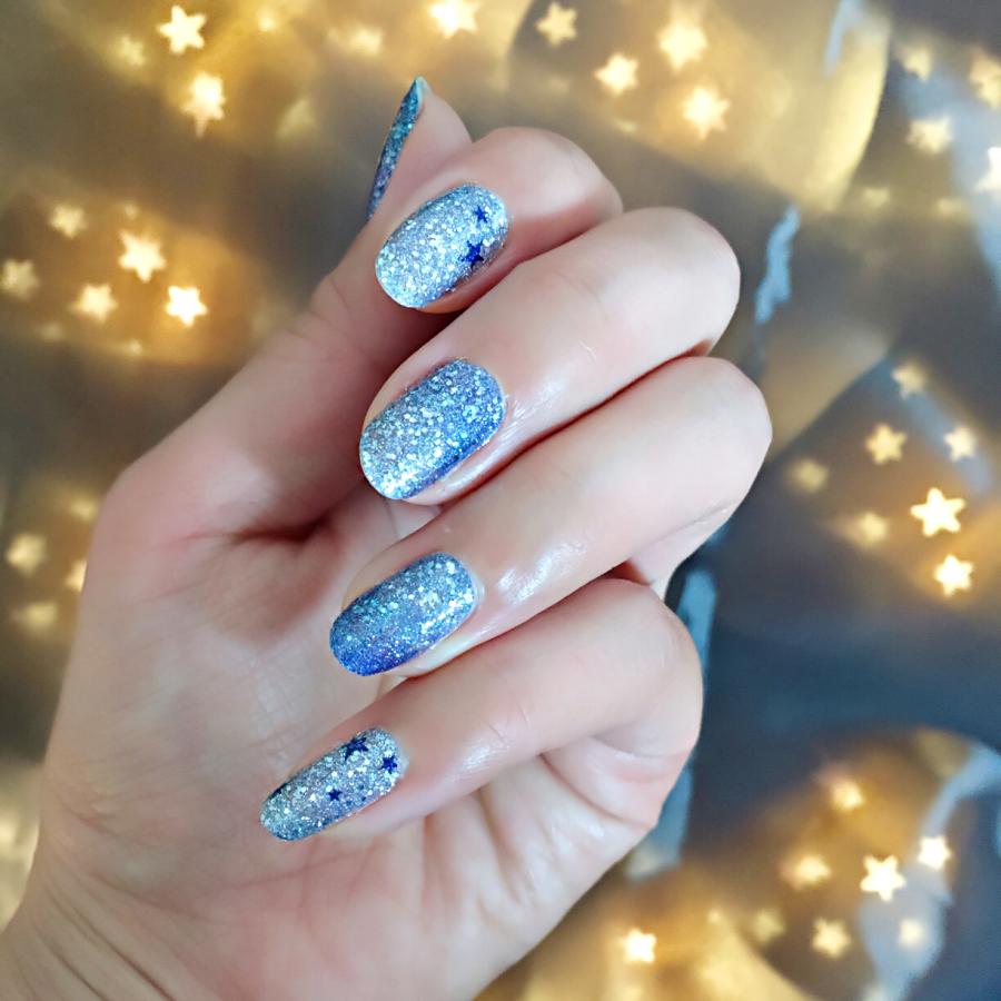 ネイルシール ジェルネイル風 硬化なし インココ 貼るだけ 簡単 マニキュア ブルー 貼る ネイル INCOCO ペディキュア セルフ 足 キラキラ ポイント消化 | INCOCO | 08