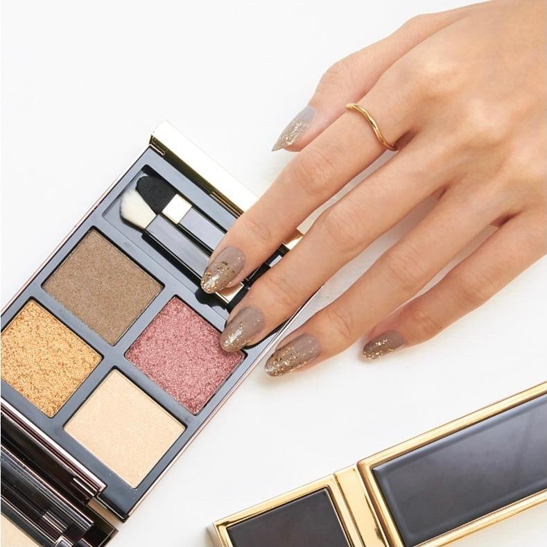 ネイルシール 貼るだけ 簡単 ネイル インココ 単色 オフィス シンプル マニキュア ベージュ ゴールド INCOCO 貼るだけ ネイル ペディキュア セルフ 足 | INCOCO | 09