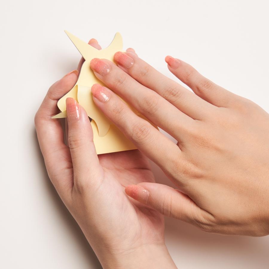 ネイルシール ジェルネイル風 硬化なし インココ 貼るだけ 簡単 オフィス マニキュア ピンク 貼る ネイル ペディキュア セルフ INCOCO 足 キラキラ | INCOCO | 06