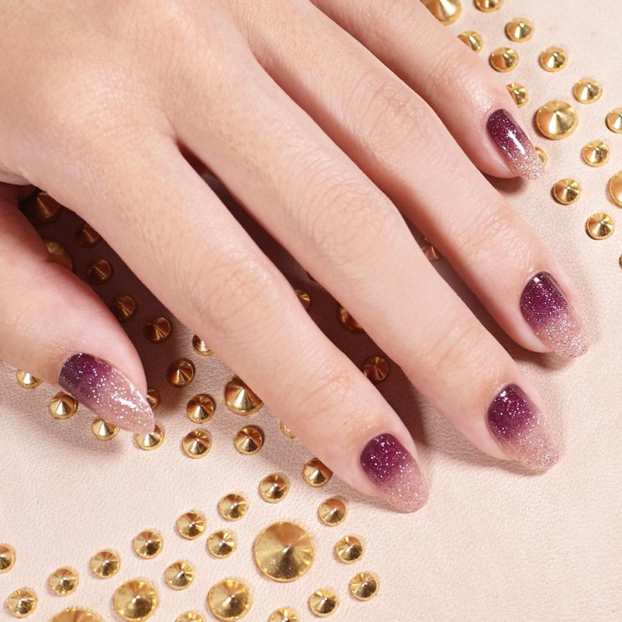 INCOCO ネイルシール 硬化不要 インココ ラメ マニキュア ピンク