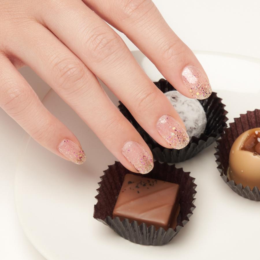 ネイルシール ジェルネイル風 硬化なし インココ 貼るだけ 簡単 マニキュア ゴールド 貼る ペディキュア INCOCO セルフ 簡単 貼るだけ 足 キラキラ | INCOCO | 08