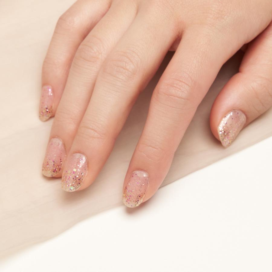 ネイルシール ジェルネイル風 硬化なし インココ 貼るだけ 簡単 マニキュア ゴールド 貼る ペディキュア INCOCO セルフ 簡単 貼るだけ 足 キラキラ | INCOCO | 06