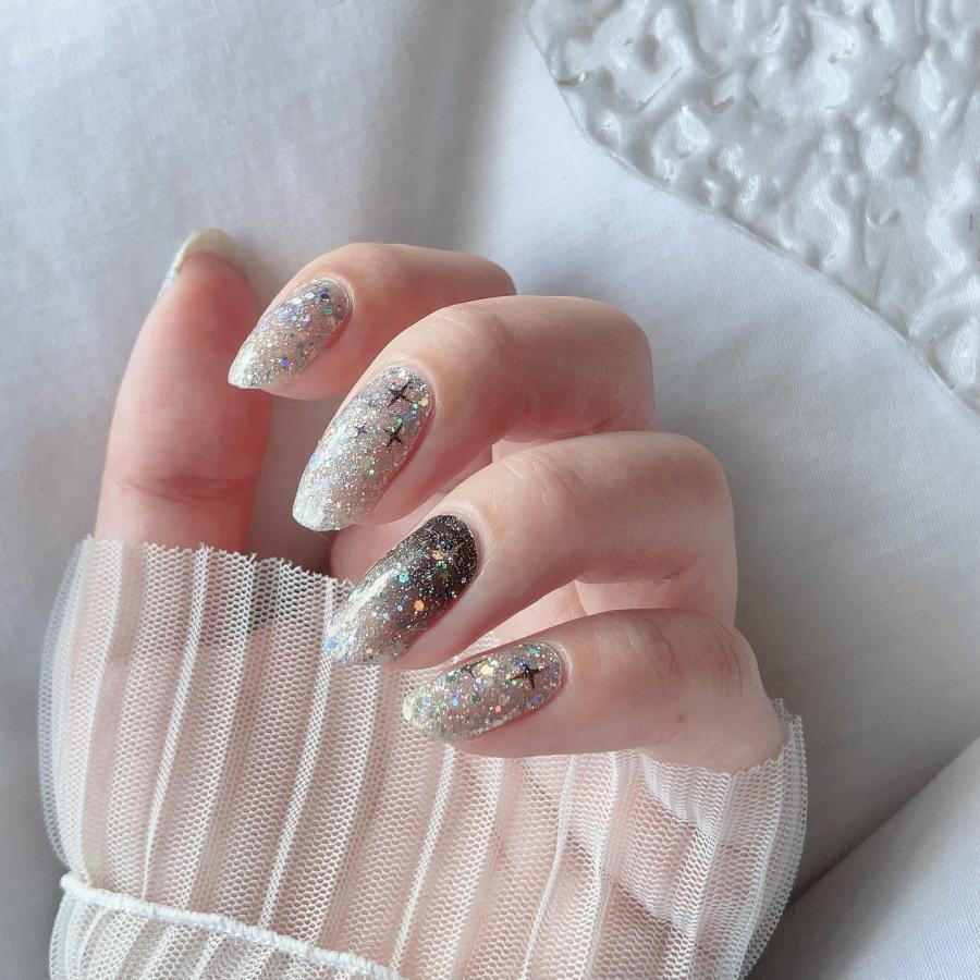 INCOCO（インココ） ネイルシール ラメ 簡単 貼る ネイル 硬化なし