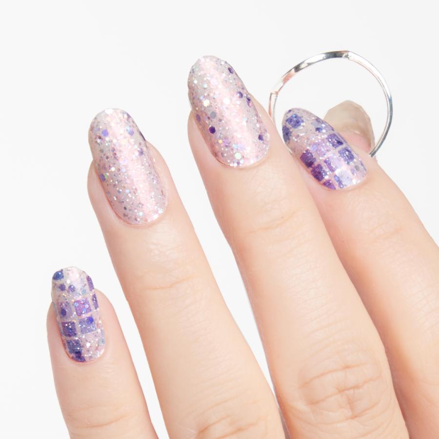 ネイルシール ラメ 簡単 貼る ネイル 硬化なし インココ マニキュア ピンク ペディ 貼るだけ ネイル セルフ INCOCO キラキラ | INCOCO | 11