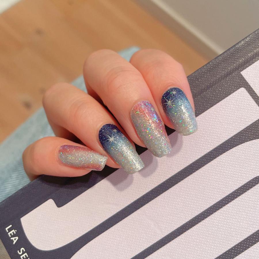 ネイルシール フット ラメ インココ フットネイル シルバー ブルー ピンク 貼る ネイル ペディキュア ペディ INCOCO セルフ 簡単 貼るだけ 足 キラキラ | INCOCO | 08