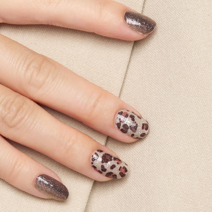 ネイルシール 貼るだけ 簡単 硬化不要 ネイル ヒョウ柄 インココ マニキュア ラメ ブラウン デザイン フット ネイル ペディ ネイル セルフ INCOCO 爆買 | INCOCO | 05