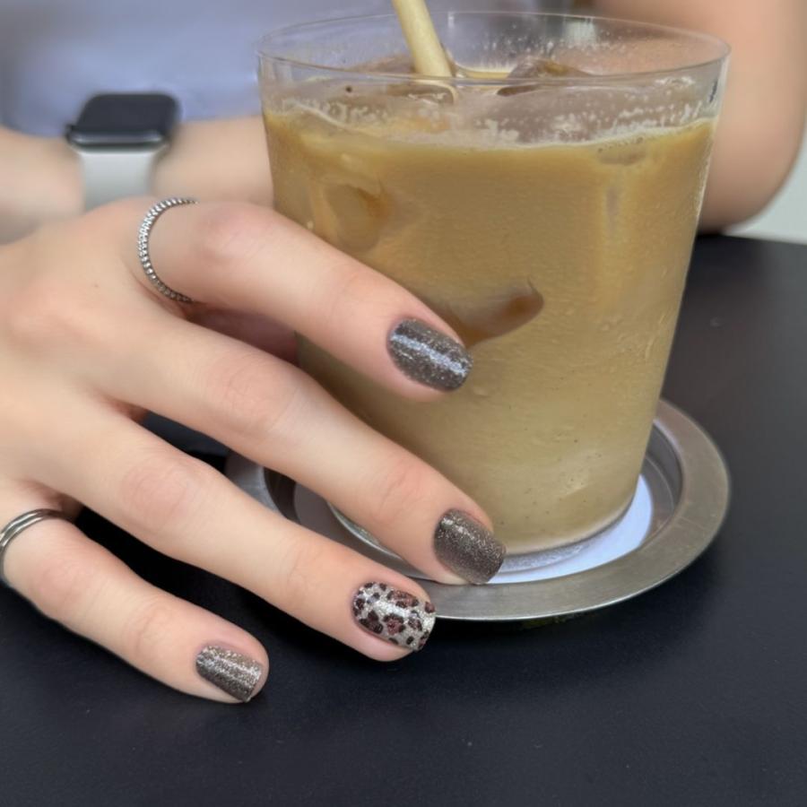 ネイルシール 貼るだけ 簡単 硬化不要 ネイル ヒョウ柄 インココ マニキュア ラメ ブラウン デザイン フット ネイル ペディ ネイル セルフ INCOCO 爆買 | INCOCO | 06