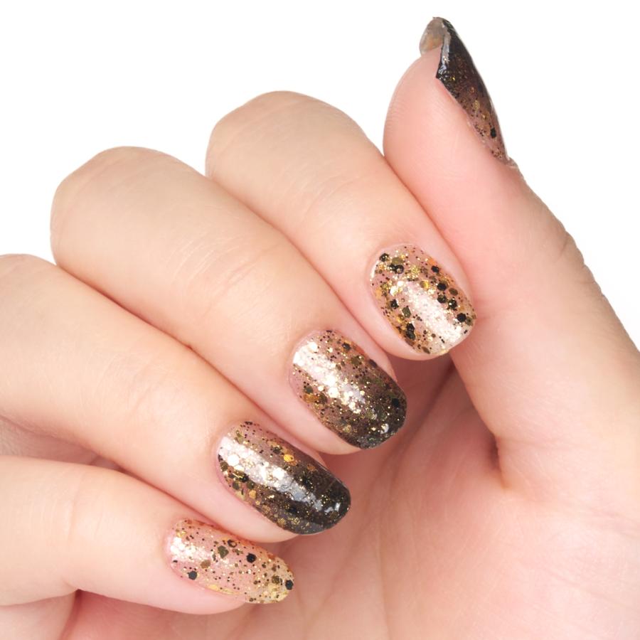 ネイルシール 貼るだけ 簡単 硬化不要 ネイル インココ マニキュア ラメ ゴールド 黒 デザイン フット ネイル ペディ ネイル おしゃれ INCOCO 爆買 | INCOCO | 06