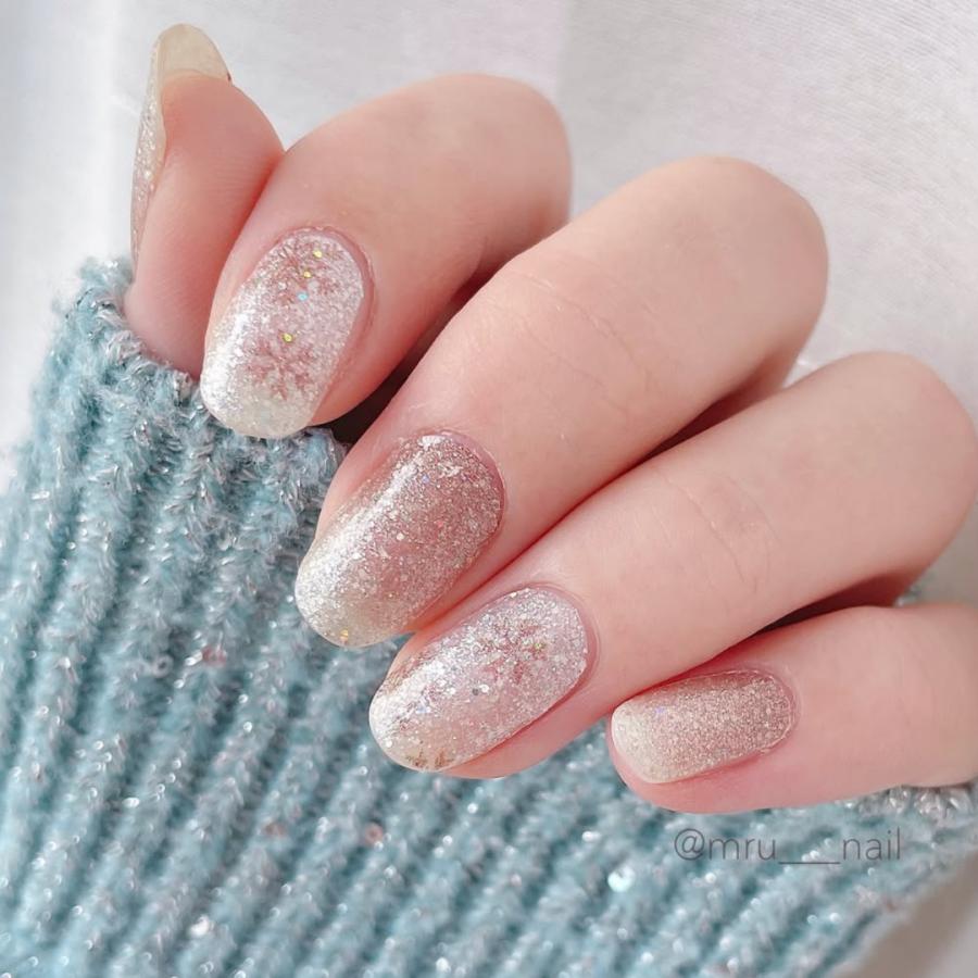 ネイルシール 貼るだけ インココ INCOCO ジェルネイル風 シール ホワイト ゴールド 雪の結晶 クリスマス 貼る ネイル ペディキュア セルフ 簡単 足 爆買 | INCOCO | 06