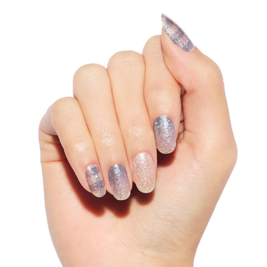 ネイルシール 貼るだけ 簡単 インココ INCOCO ジェルネイル風 シール ブルー チェック 貼る ネイル ペディキュア セルフ 簡単 貼るだけ 足 キラキラ | INCOCO | 09