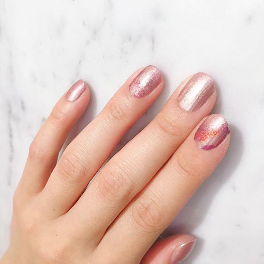 ネイルシール 貼るだけ 簡単 インココ ジェルネイル風 ネイル ピンク デザイン マニキュア 貼るだけ デザイン ハンド フット ネイル ペディ セルフ 爆買 | INCOCO | 06