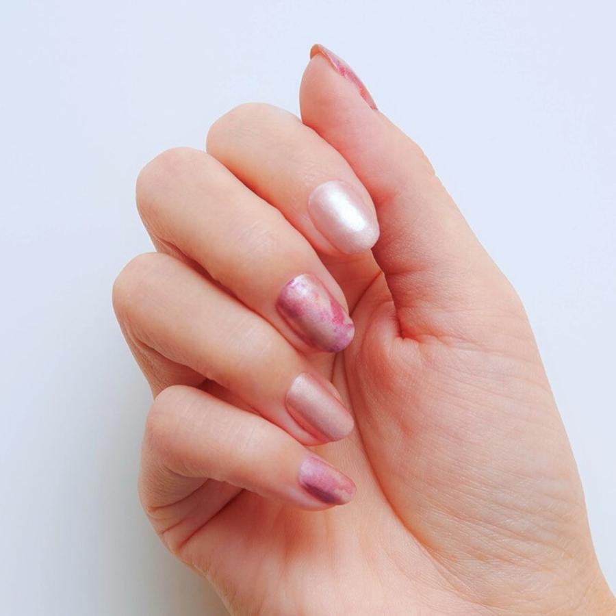 ネイルシール 貼るだけ 簡単 インココ ジェルネイル風 ネイル ピンク デザイン マニキュア 貼るだけ デザイン ハンド フット ネイル ペディ セルフ 爆買 | INCOCO | 07