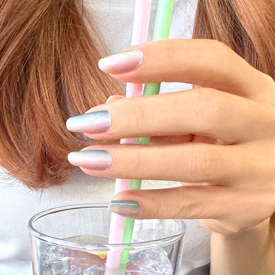 ネイルシール フット 貼るだけ インココ ピンク グリーン パステル マニキュア 貼る ネイル ペディキュア INCOCO セルフ 簡単 貼るだけ 足 キラキラ | INCOCO | 06