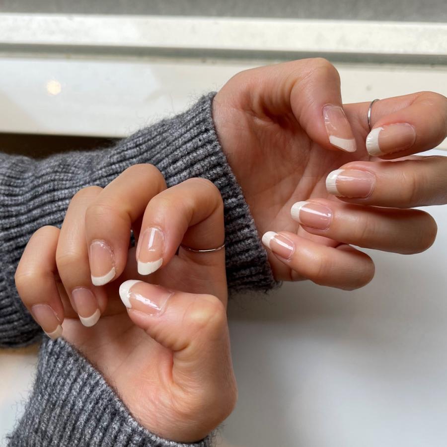 ネイルシール フレンチ インココ フレンチネイル マニキュア シンプル オフィス ネイル 貼る ネイル ペディキュア セルフ 簡単 貼るだけ 足 | INCOCO | 06