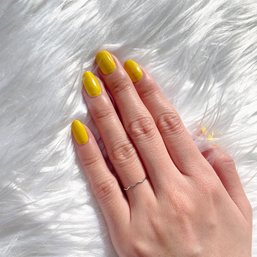 ネイルシール 貼るだけ 簡単 インココ  単色 マニキュア イエロー 貼る ネイル 硬化なし ペディキュア セルフ 簡単 貼るだけ 足 | INCOCO | 13