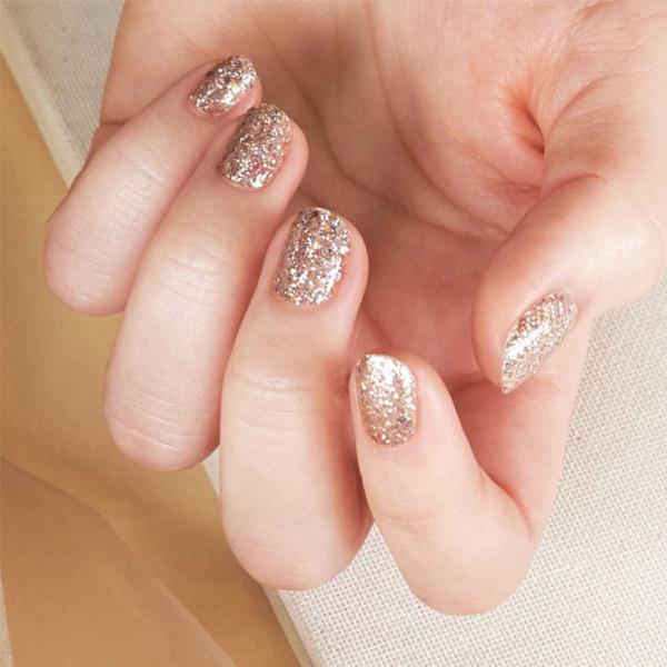 ネイルシール ジェルネイル風 硬化なし インココ 貼るだけ 簡単 INCOCO マニキュア ゴールド 貼る ネイル ペディキュア セルフ 足 キラキラ | INCOCO | 05