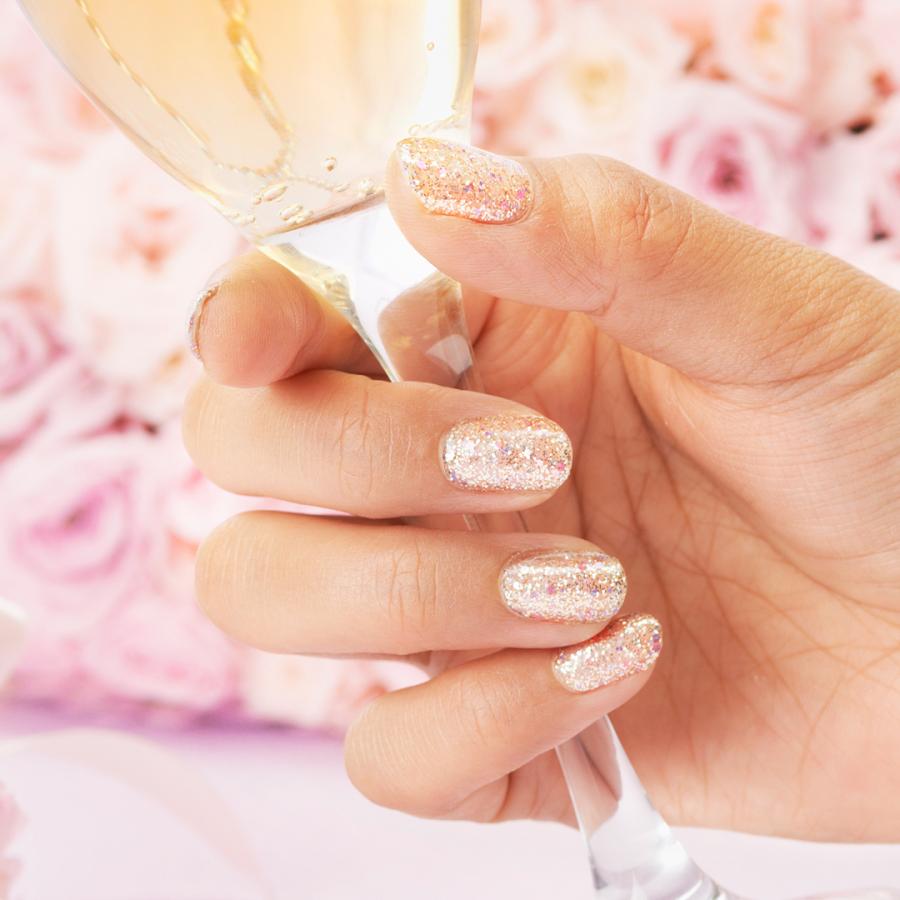 ネイルシール ジェルネイル風 硬化なし インココ 貼るだけ 簡単 INCOCO マニキュア ゴールド 貼る ネイル ペディキュア セルフ 足 キラキラ | INCOCO | 08