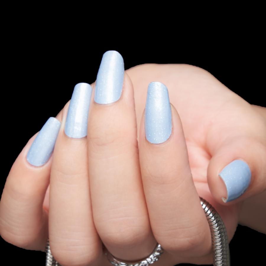 ネイルシール 貼るだけ 簡単 マニキュア インココ ブルー 水色 貼る ネイル シンプル ペディキュア セルフ 簡単 貼るだけ 足 キラキラ | INCOCO | 12