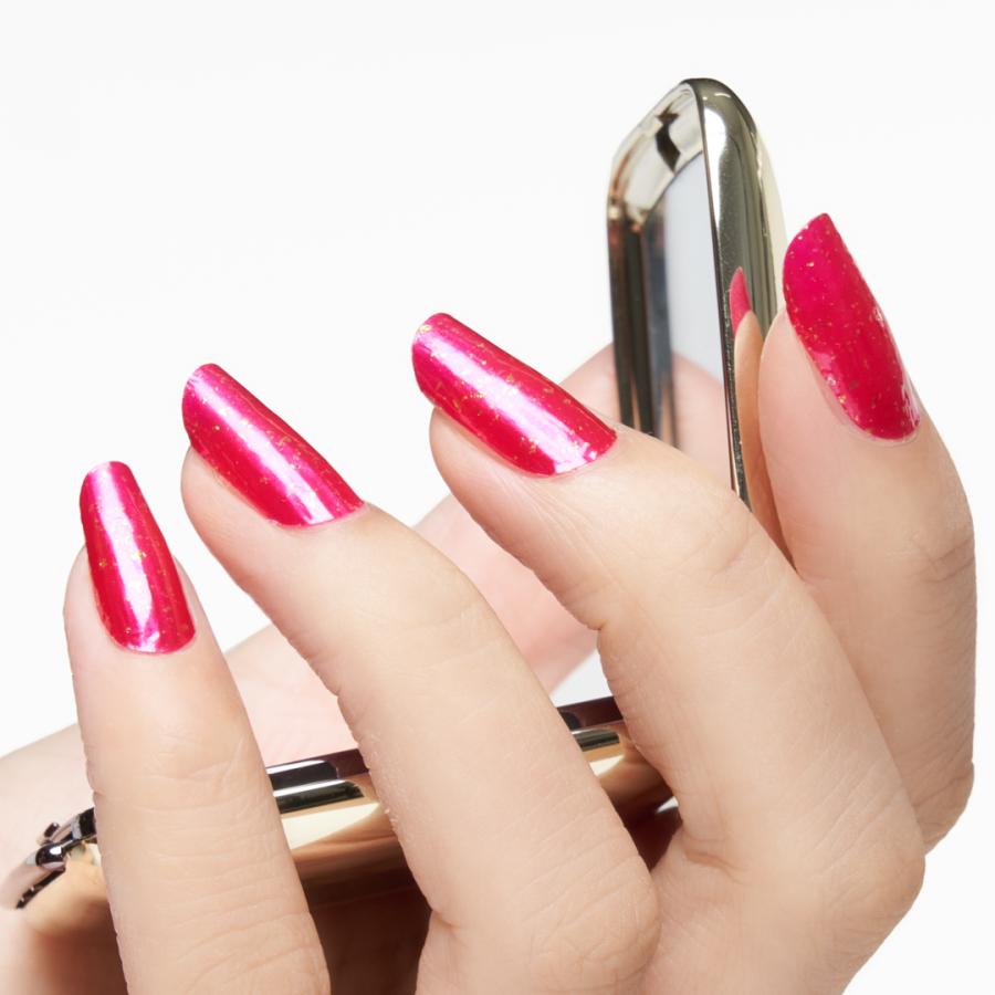 ネイルシール 貼るだけ 簡単 インココ  ラメ 単色 マニキュア ピンク 貼る ネイル ペディキュア INCOCO セルフ 簡単 貼るだけ 足 キラキラ | INCOCO | 06