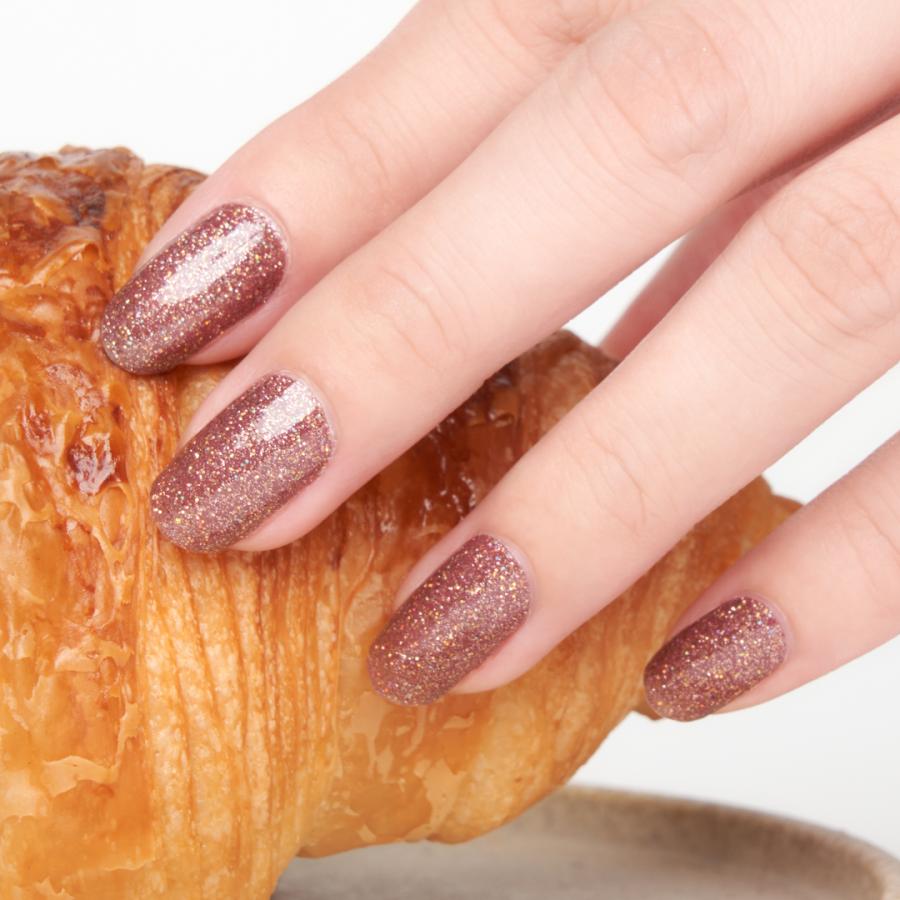 ネイルシール  ジェルネイル風 硬化なし インココ 簡単 貼るだけ ネイル マニキュア ブラウン ペディ ネイル セルフ INCOCO キラキラ 爆買 | INCOCO | 05