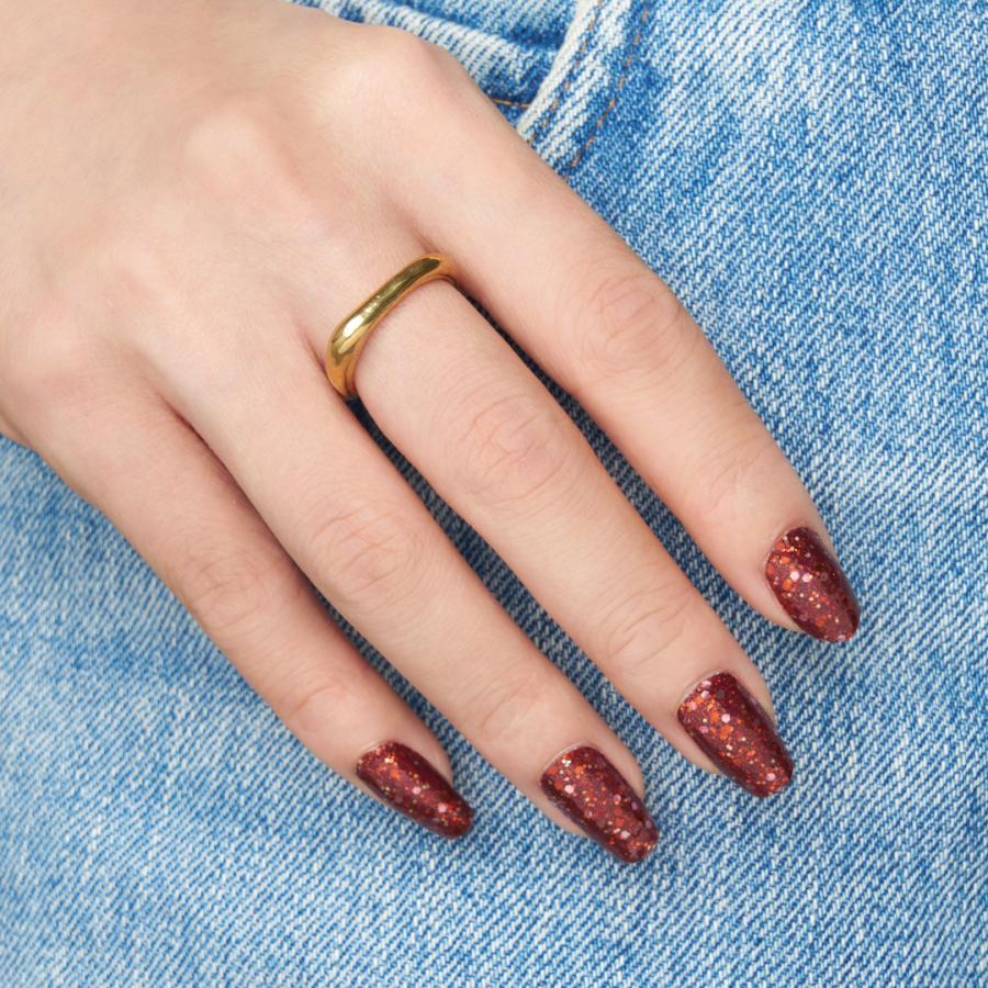 ネイルシール 貼るだけ フット ネイル 硬化不要 インココ ラメ マニキュア 赤 簡単 グリッター ネイル ペディ ネイル セルフ INCOCO キラキラ 爆買 | INCOCO | 06