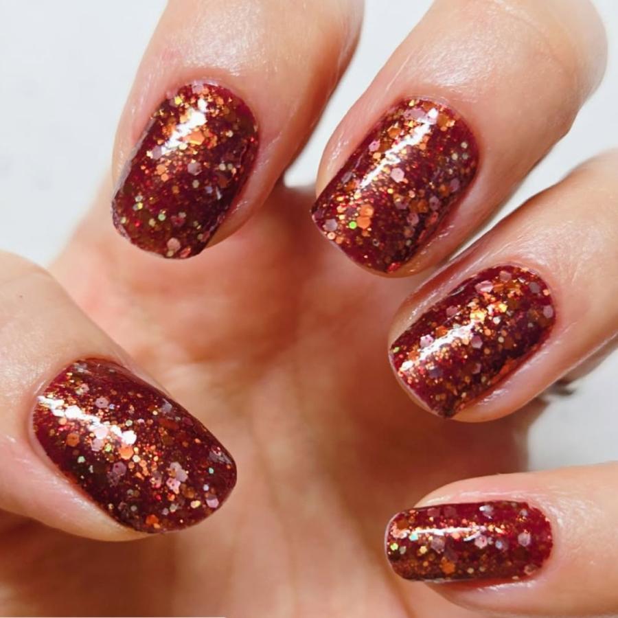 ネイルシール 貼るだけ フット ネイル 硬化不要 インココ ラメ マニキュア 赤 簡単 グリッター ネイル ペディ ネイル セルフ INCOCO キラキラ 爆買 | INCOCO | 07