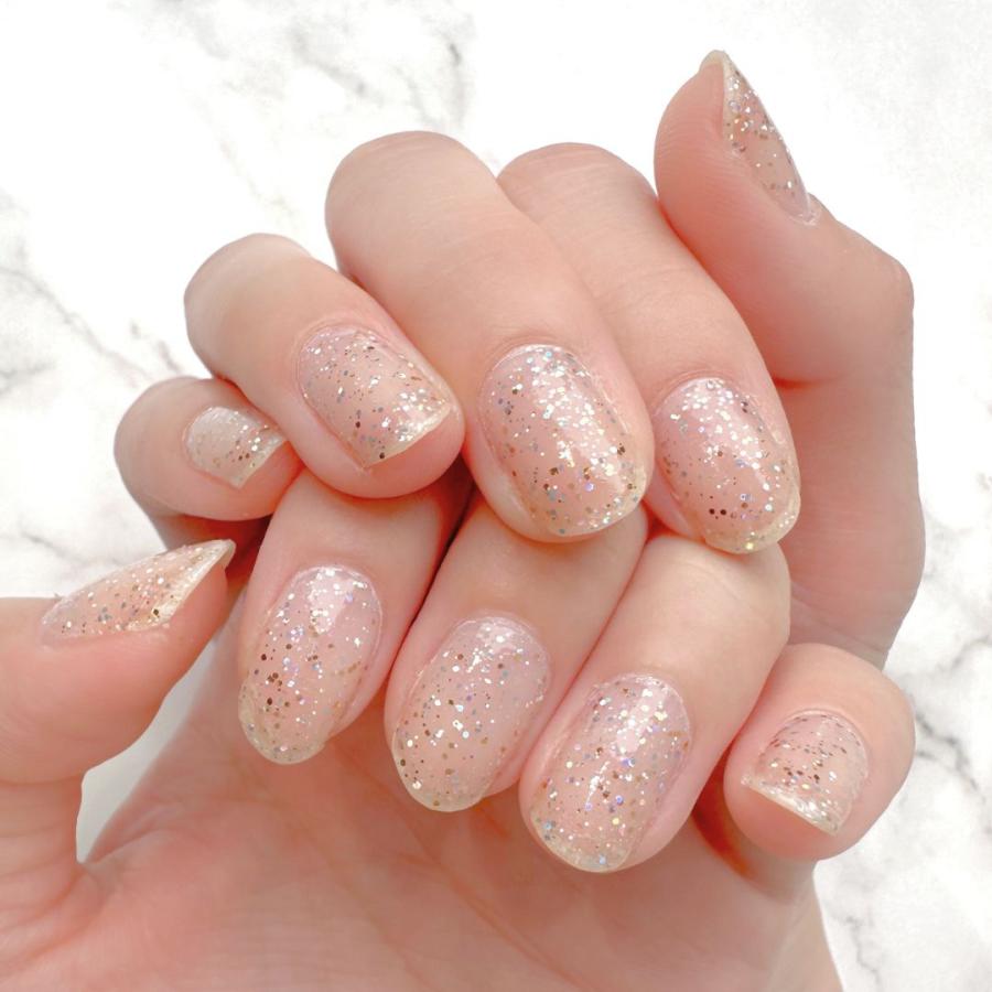 ネイルシール ジェルネイル風 フット 硬化なし インココ ゴールド シルバー マニキュア 貼る ネイル ペディキュア INCOCO セルフ 簡単 貼るだけ 足 キラキラ | INCOCO | 11