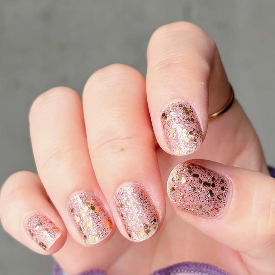 ネイルシール ジェルネイル風 フット 硬化なし インココ ゴールド マニキュア 貼る ネイル ペディキュア INCOCO セルフ 簡単 貼るだけ 足 キラキラ | INCOCO | 12