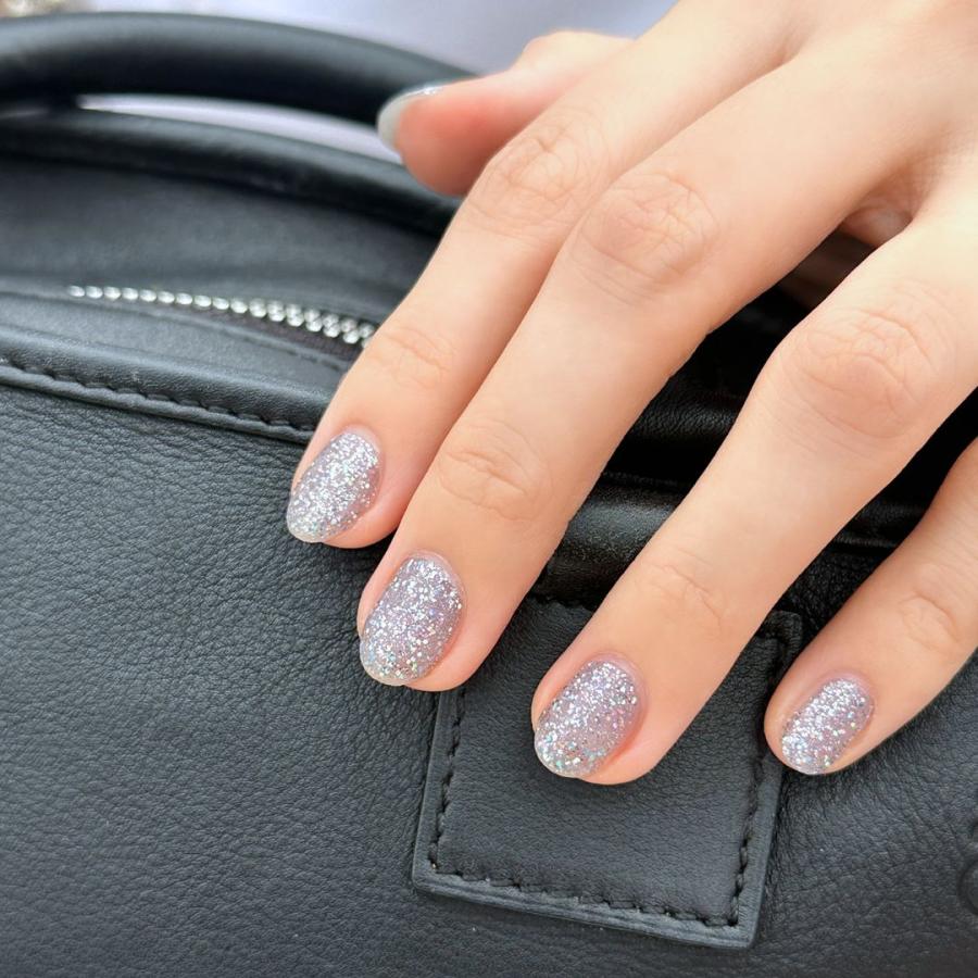 ネイルシール 貼るだけ 簡単 インココ INCOCO ジェルネイル風 シール ラメ ブルー 貼る ネイル ペディキュア セルフ 簡単 貼るだけ 足 キラキラ | INCOCO | 07