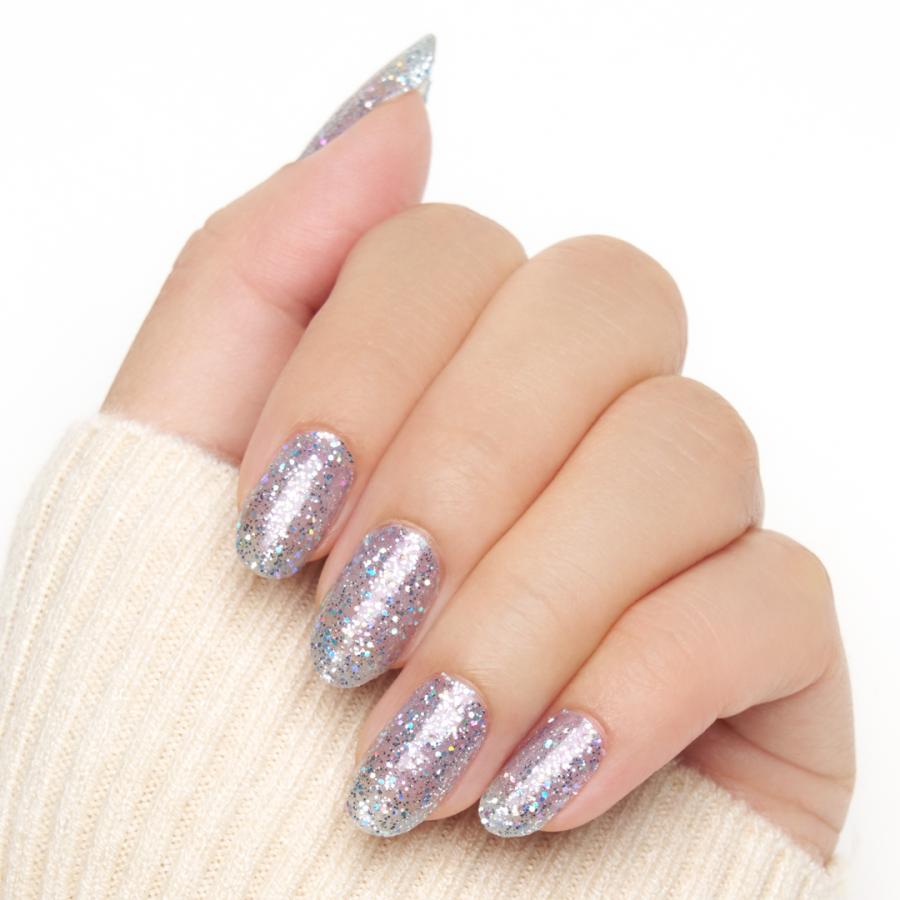 ネイルシール 貼るだけ 簡単 インココ INCOCO ジェルネイル風 シール ラメ ブルー 貼る ネイル ペディキュア セルフ 簡単 貼るだけ 足 キラキラ | INCOCO | 08