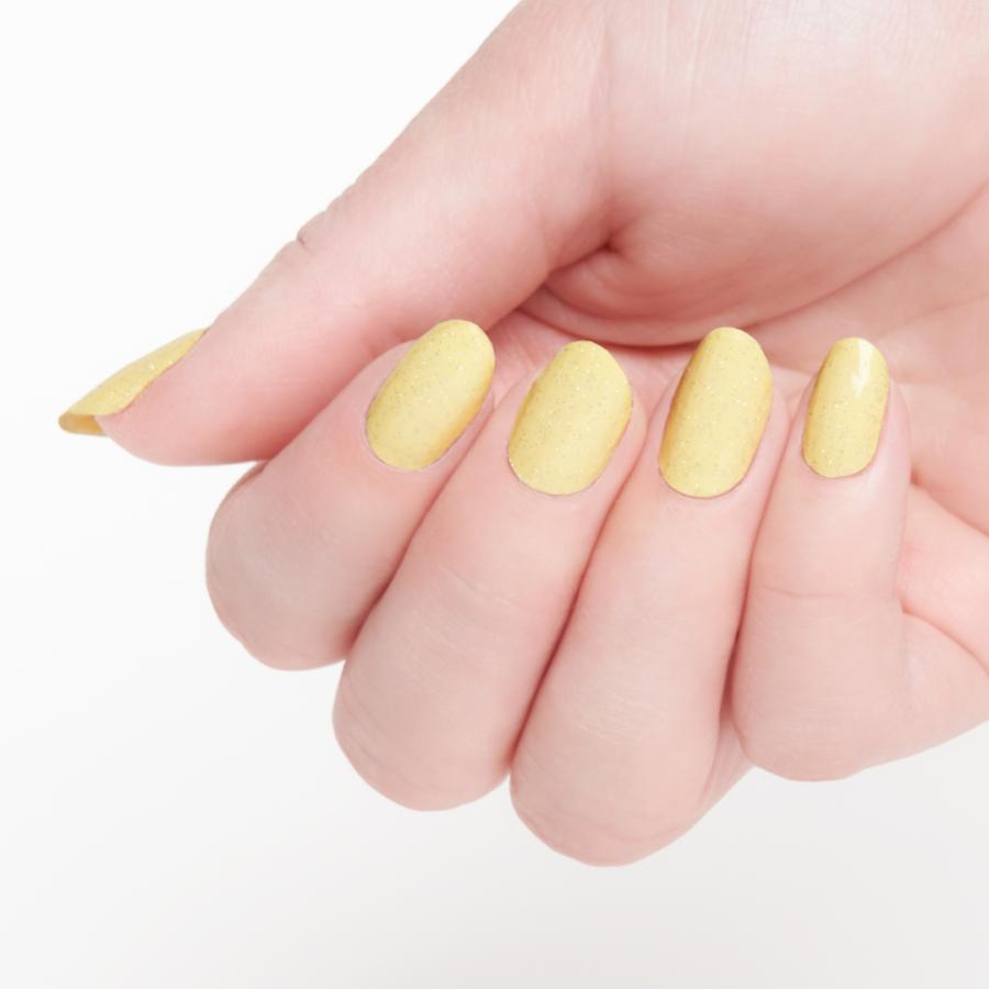 ネイルシール 貼るだけ 簡単 インココ マニキュア イエロー フット 貼る ネイル ペディキュア セルフ 簡単 貼るだけ 足 キラキラ | INCOCO | 11