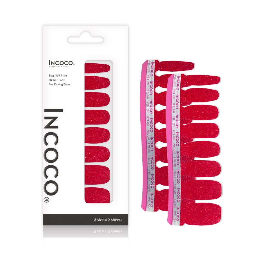 ネイルシール セット ジェルネイル風 インココ 貼るだけ 簡単 マニキュア 貼る ネイル ペディキュア INCOCO セルフ 足 ポイント消化 爆買 超PayPay祭 | INCOCO | 12