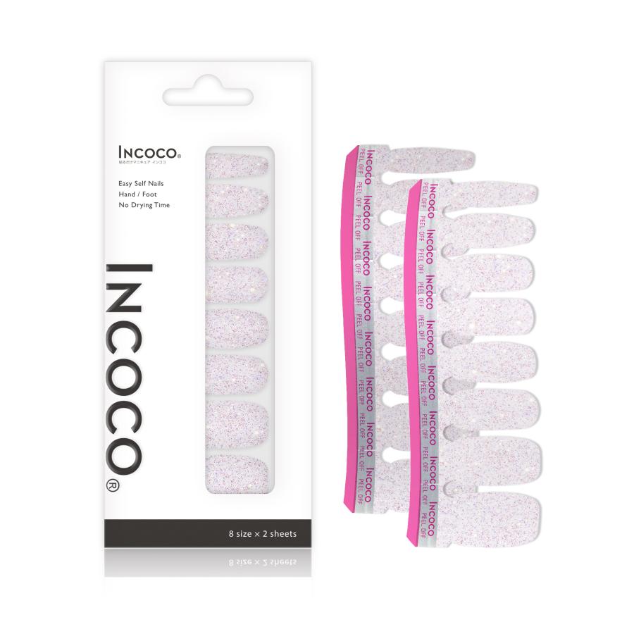 ネイルシール セット ジェルネイル風 インココ 貼るだけ 簡単 マニキュア 貼る ネイル ペディキュア INCOCO セルフ 足 キラキラ ポイント消化 | INCOCO | 10