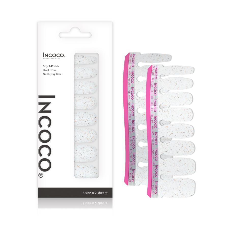 ネイルシール セット ジェルネイル風 インココ 貼るだけ 簡単 マニキュア 貼る ネイル ペディキュア INCOCO セルフ 足 キラキラ ポイント消化 | INCOCO | 16