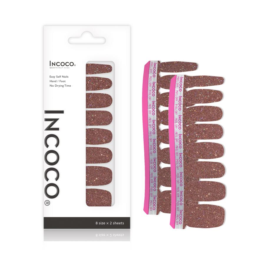 ネイルシール セット  ジェルネイル風 インココ 貼るだけ 簡単 マニキュア 貼る ネイル ペディキュア INCOCO セルフ 足 キラキラ ポイント消化 爆買 超PayPay祭 | INCOCO | 14
