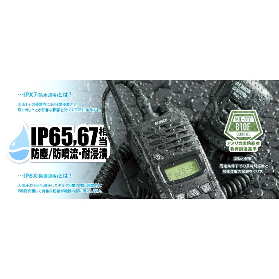 ALINCO（アルインコ） DJ-P240 純正マイクセットB 特定小電力