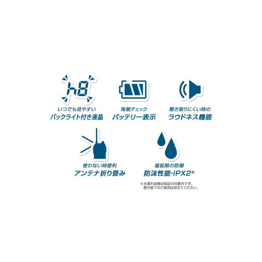 ケンウッド UTB-10 特定小電力 トランシーバー / インカム 無線機 TALKBIT トークビット UBZ-LJ20 UBZ-LM20 UBZ-LP20 UBZ-LS20 | ケンウッド | 08