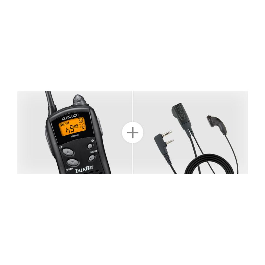 ケンウッド UTB-10 純正イヤホンマイクセット 特定小電力 ケンウッド UTB-10 純正イヤホンマイクセット 特定小電力