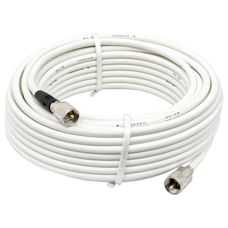 MP-MPX 5D-FB 20m ホワイト 高周波同軸ケーブルセット 四国電線 L-20_1