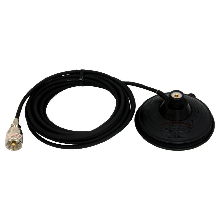 RRM-M コメット 吸盤付強力マグネット基台ケーブルセット MJ-MP 2D-LFBS 4m | COMET（無線） | 01