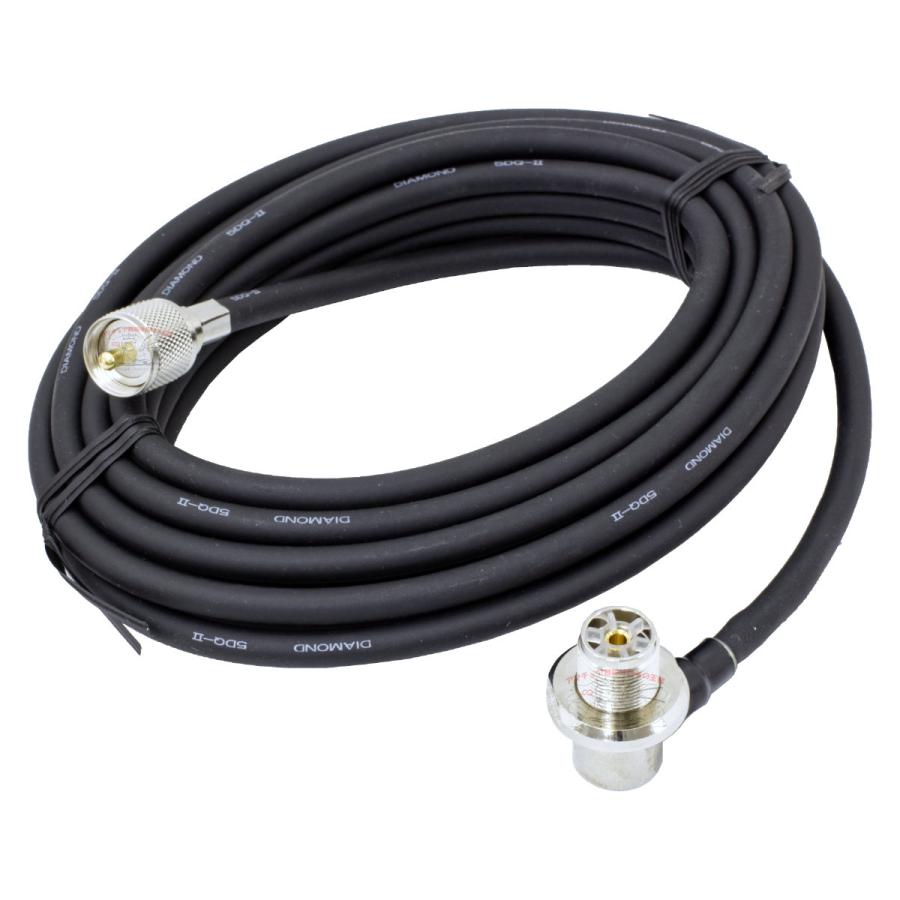 5DQ6MR ダイヤモンド 車載用同軸ケーブル 5DQ-II 6m MLJ-MP | 第一電波工業 | 01