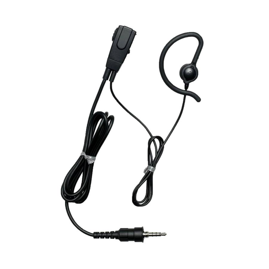 MH-381A4B 八重洲無線 小型タイピンマイク（耳かけイヤホン） 1ピン4極ネジ付き防水プラグ | 八重洲無線 | 01